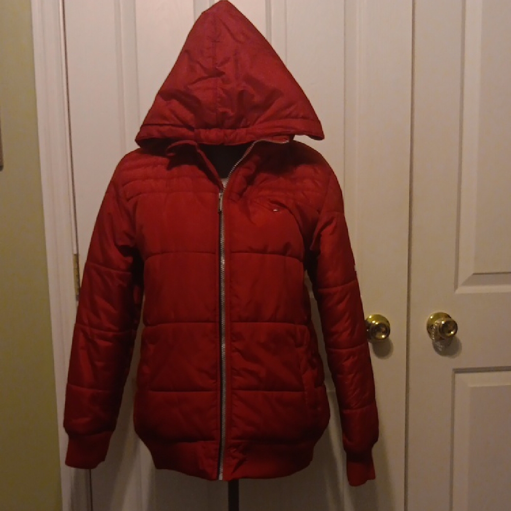 Tommy Hilfiger Kids Red Puffer Jacket